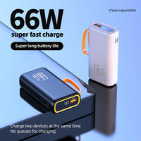 Batterie externe portable d'extérieur 10000 mAh avec affichage numérique, sortie USB-C 18W 22.5W 20W, chargeur rapide PD 10000 mAh QC 3.0