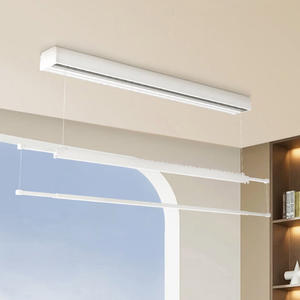 Séchoir pliable pour vêtements et couvertures à double tige pour l'extérieur-Conception électrique ultra-mince compacte - Product Image 3