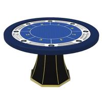 YH 48 pouces Texas Hold Em Poker Table Casino Home Games Gambling Mesas De Juegos Private Poker Room Equipment