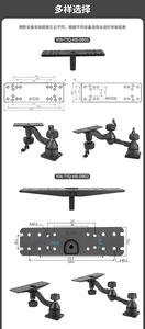 Support de bras oscillant horizontal de 6 pouces avec verrouillage par clé, compatible avec les détecteurs de profondeur Lowrance, Humminbird, Raymarine VIN-TYQ-HB-05-Lock - Product Image 2