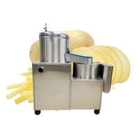 Machine à couper les frites électriques, machine à couper les pommes de terre, les patates douces, le manioc, la papaye, machine à laver, à peler et à trancher