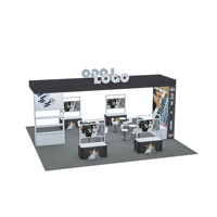 Kits modulaires de structure d'exposition en aluminium de 2025 Offre Spéciale cabines d'exposition pliables multifonctionnelles faciles à installer