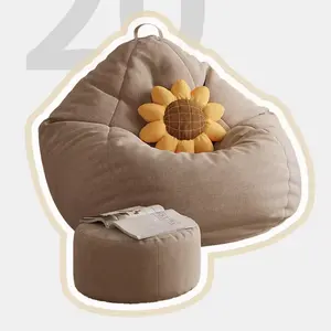 Cina produzione di divano dal vivo camera Beanbag interno divano con riempitivo