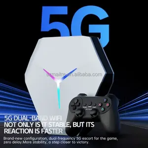 Hot Sale X10 <span class=keywords><strong>Game</strong></span> Box 2.4G <span class=keywords><strong>Wireless</strong></span>-Konsole TV-Dongle 64GB mit <span class=keywords><strong>Wireless</strong></span> Controller 3D <span class=keywords><strong>Retro</strong></span> Classic 4k-Videospielkonsole - Product Image 2