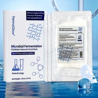 Masque facial en feuille hydratant et fortifiant à l'acide polyglutamique (PGA) stérilisé fermenté, qui défend la barrière cutanée et la texture de la peau
