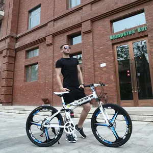 कार्बन मिश्र धातु 5KG फैट टायर साधारण पेडल डिस्क ब्रेक सिस्टम के साथ उच्च गुणवत्ता वाली 18 साइकिल पुरुषों की फोल्डिंग बाइक