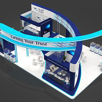 Stand d'exposition modulaire MEGA pour boutique pop-up de mode moderne, prêt à l'emploi