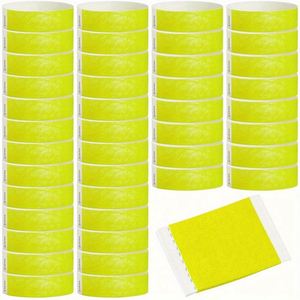 Bracelets vierges 25*250 mm en Tyvek, couleur unie, imprimables, étanches - Product Image 6