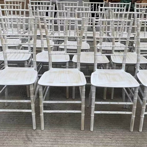 Оптовая продажа, высокое качество, прочные штабелируемые пластиковые белые банкетные стулья Tifanny Chiavari для свадьбы, обеденные стулья для мероприятий - Product Image 2