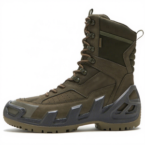 High top suede lightweight tactical <b>boots</b>, wear-resistant and anti slip outdoor training tactical <b>boots</b> for men - Product Image 4