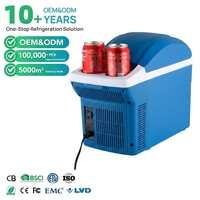 Réfrigérateur de voiture portable 12V/24V DC 110-240V AC, 15L, compresseur, pour camion, fourgonnette, camping-car, SUV, maison