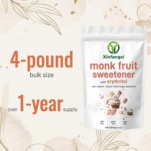 Erythritol Monk Fruit 1:1 Sostituto dello <span class=keywords><strong>Zucchero</strong></span> per Pasticceria e Dolciumi, Zero GI, Keto-Friendly, Dolcificante Monk Fruit OEM - Product Image 4