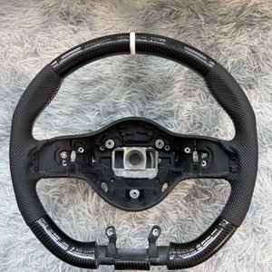 Volant en fibre de carbone pour <span class=keywords><strong>Mercedes</strong></span> <span class=keywords><strong>Classe</strong></span> A, compatible avec les modèles <span class=keywords><strong>Mercedes</strong></span> Bne W177 W176 W238 W205 W222 W204 C230 W212 W211 - Product Image 1