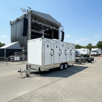 Remorque de toilettes de luxe pour événements extérieurs, mariages sur la plage, fêtes en plein air, diverses applications