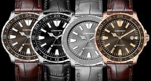 Montre de plongée automatique Miyota 9015, boîtier en acier inoxydable argenté, lunette noire, aiguilles luminescentes bleues, noires et vertes, cadran BGW9&C3, 300m. - Product Image 6