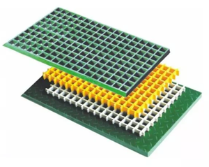 Özel boyut fiberglas FRP araba yıkama drenaj ızgarası FRP drenaj ızgara zemin Panel geçiş yolu - Product Image 3