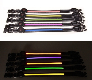 <span class=keywords><strong>Collar</strong></span> LED de Nailon Recargable por USB, Impermeable, Reflectante, Luminoso, para Perros/Gatos, con Luz Intermitente, para Seguridad Nocturna, Paseos al Aire Libre, Entrenamiento de Mascotas - Product Image 4