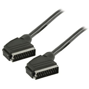 Valueline Scart <b>Cable</b> 3.00m Male To Male <b>Video</b> Connection - Product Image 2