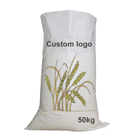 Produits en stock à prix réduit : Sac tissé en polypropylène (PP) blanc pour riz, céréales, maïs et aliments pour animaux