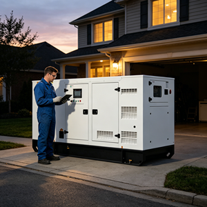 เครื่องกำเนิดไฟฟ้าดีเซล Kangdian 40kW 50kVA ประหยัดพลังงาน แบบไร้แปรงถ่าน เงียบพิเศษ พร้อมระบบสตาร์ทเครื่องยนต์ระยะไกล ดีไซน์พกพา - Product Image 2