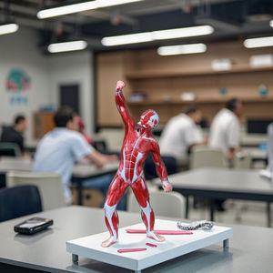 शिक्षण चिकित्सा शिक्षण के लिए पूरे शरीर की मांसपेशी शरीर की शारीरिक संरचना मॉडल पुरुष (1 भाग) शारीरिक रचना मॉडल पुरुष (1 भाग) - Product Image 6