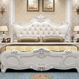 <span class=keywords><strong>Cama</strong></span> <span class=keywords><strong>Continental</strong></span> personalizada, <span class=keywords><strong>cama</strong></span> doble de boda, conjunto de muebles de dormitorio - Product Image 2