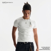 T-shirt pour homme à manches courtes en coton 100% premium super doux, respirant et à séchage rapide, avec impression personnalisée
