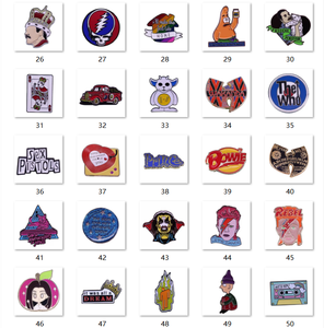 Article populaire : Badges personnalisables en métal nickelé noir avec logo en émail souple, thème féerique, pour anniversaire, personnalisés - Product Image 4