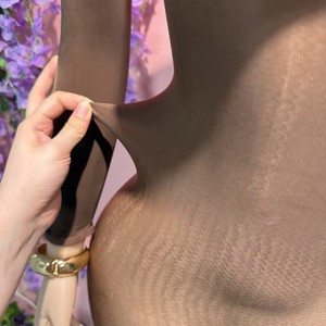 Soldes de printemps : Combinaison sexy transparente à manches longues pour femme, combinaison une pièce en maille, couleur unie, amincissante - Product Image 2