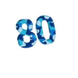 Sweat-shirts décontractés pour femmes en tricot imprimé camouflage bleu 80 - Product Image 1