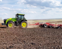 Tracteur hybride haute performance DV3504 35 CV 4x4 à transmission CVT pour labour profond, transport lourd et préparation des champs