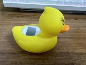 Thermomètre numérique pour bébé LDT-87, le bain pour bébé jouet flottant thermomètre de température de sécurité canard jaune classique - Product Image 6