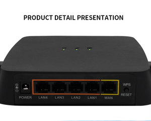 เราเตอร์ไร้สายขนาดเล็กแบบพกพาความเร็วสูง รุ่น WIFI4 R703F พร้อมพอร์ต 1WAN 4LAN ความเร็ว 300Mbps - Product Image 4