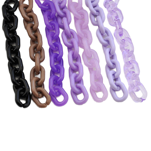 Resin <b>Large</b> Link Modern Style Colour Mixture Handcrafted Punk Hollow Chunky Long Necklace <b>Wall</b> Chain Birthday Home <b>Decoration</b> - Product Image 1