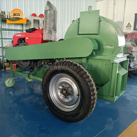 Foresterie Petit moteur diesel Branche de bûches Déchets de bois Broyeur de sciure Déchiqueteuse Broyeur Machine