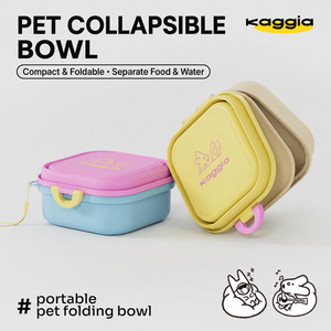 Tazón Plegable Portátil para Mascotas con Tapa, Tazón de Agua Plegable para Gatos y Recipiente de Alimentación para <span class=keywords><strong>Perros</strong></span> para Caminatas y Campamentos al Aire Libre - Product Image 1