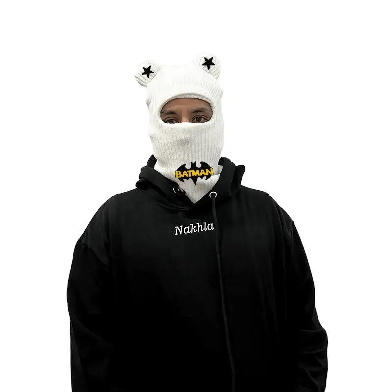 2022 Custom Logo Bear Ears Style Designer Balaclava Face Ski Mask For Men And Women