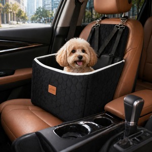<span class=keywords><strong>Siège</strong></span> auto moderne pour <span class=keywords><strong>chien</strong></span> avec intérieur rembourré doux, installation stable et conception de <span class=keywords><strong>protection</strong></span> pour les voyages - Product Image 5