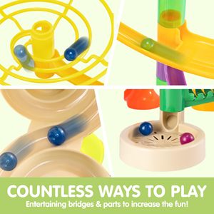 مجموعة مكعبات بناء مضيئة EPT مكونة من 236 قطعة، لعبة تركيب مسار الرخام، مجموعة مكعبات بناء للتجميع الذاتي - Product Image 2