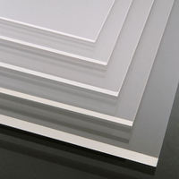 Feuille acrylique givrée blanc opale, panneau translucide diffuseur de lumière avec effet de confidentialité, largement utilisée pour la décoration LED