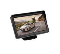 BRvision OEM de alta calidad 4,3 ''Digital TFT Monitor 1 entrada de cámara 12V para coche Universal vehículo salpicadero portátil