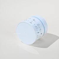Pots en plastique PP à double paroi recyclables de luxe de 100 ml et 200 ml avec couvercle pour emballages cosmétiques et soins de la peau, couleur et logo personnalisés