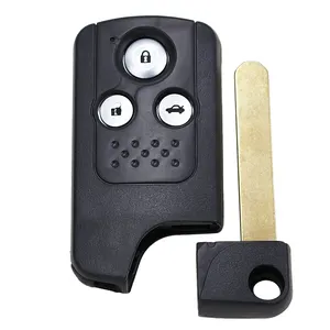 3 düğmeler uzaktan anahtar Fob 433MHZ ID46 çip için Honda CRV Accord Civic Odyssey akıllı akıllı anahtarsız giriş kontrol