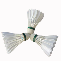 Volants de badminton NO 9 Série Plumes de Canard - Idéaux pour l'entraînement et la compétition, trajectoire stable, pour sports en salle