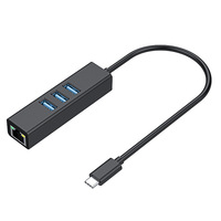 Hub USB 4 Port Berkualitas Tinggi dengan USB 3.0 dan Hub USB Mini Aluminium serta Docking Station & Hub USB untuk Laptop Macbook