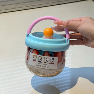 Lonchera portátil Rope Picnic de 501-800 ml con asa para niños y adultos - Product Image 1