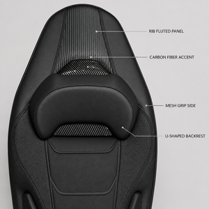 <span class=keywords><strong>เบาะ</strong></span>มอเตอร์ไซค์รุ่น <span class=keywords><strong>PCX</strong></span> 160/150/125 รุ่น Muscle ทรงกล้ามเนื้อ นั่งสบาย พร้อมพนักพิงหลังสำหรับคนขับ แบบปรับแต่งได้ - Product Image 2