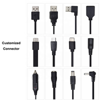 Cables de Control con Interruptor de Botón USB de 5V, Negro y Blanco, con Interruptor de Encendido/Apagado para Tiras LED, Fáciles de Usar para Dispositivos Digitales
