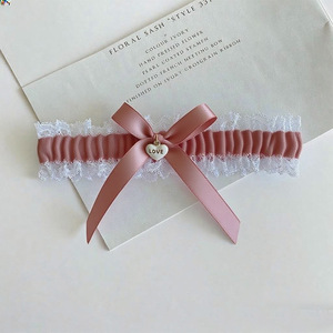 Conjunto de liguero de encaje azul personalizado para novia, regalo de liguero nupcial - Product Image 3