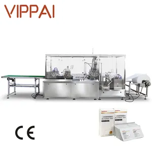 VIPPAI(Viroo) yüksek hızlı tek kullanımlık alkollü temizleme mendili Swab yapma ve paketleme makinesi üretim hattı silin